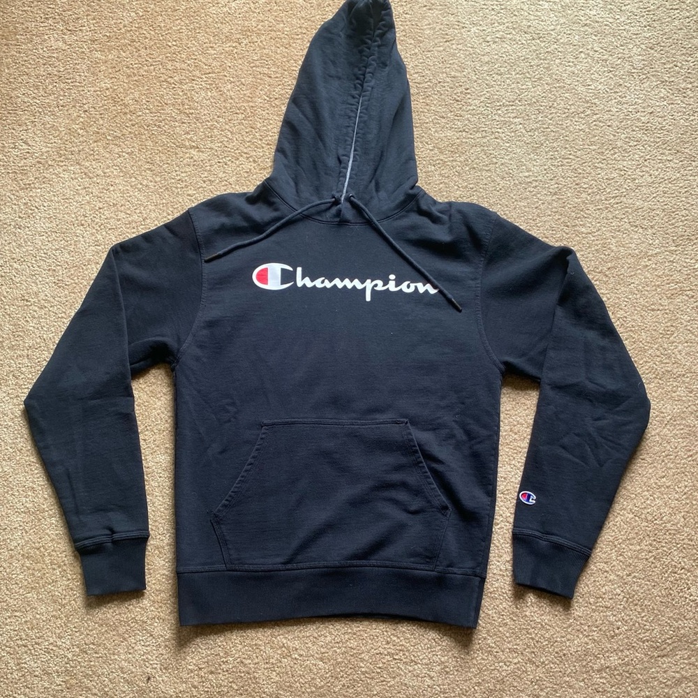 Champion Black and Gray Hoodie